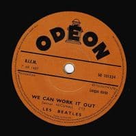 THE BEATLES We Can Work It Out Vinyl Record 7 Inch Odeon 2019
